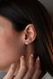 Heliophilia Silver Pendientes de Plata de Ley con Recubrimiento de Rodio NRZ1000271